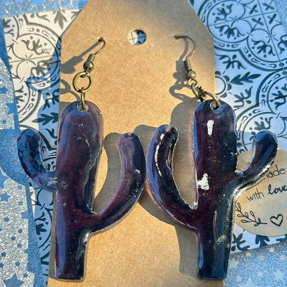 Cactus Earrings….